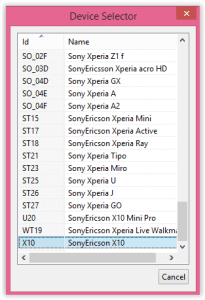 Sony Xperia X10 : Choix du téléphone